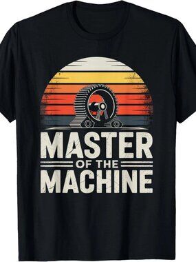 Master of The Machine Gear Mechanic CNC Operator Men Top T-Shirt  252